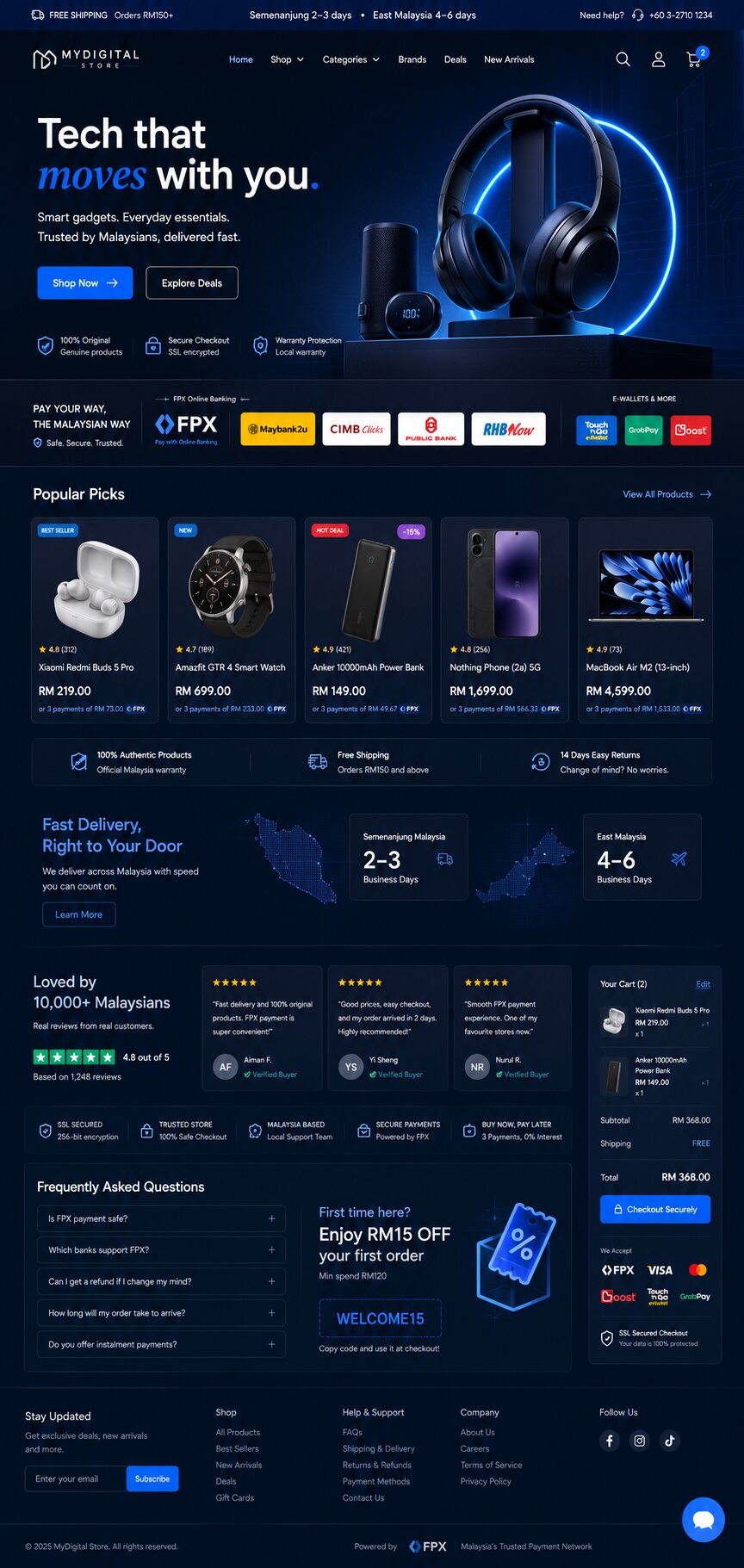 My Digital eCommerce website design by Artbreeze